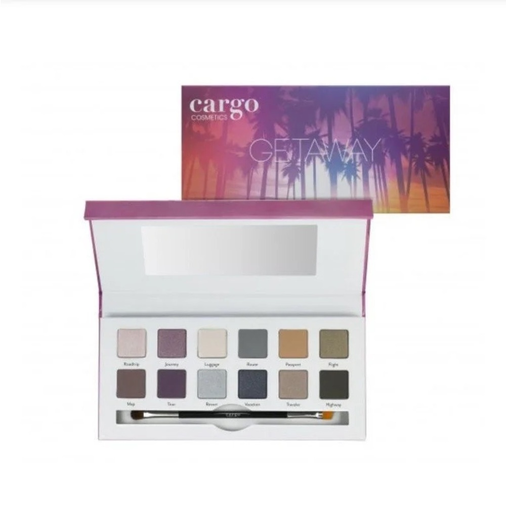NEW Cargo Cosmetics GETAWAY 12-Pan Eye Shadow Palette